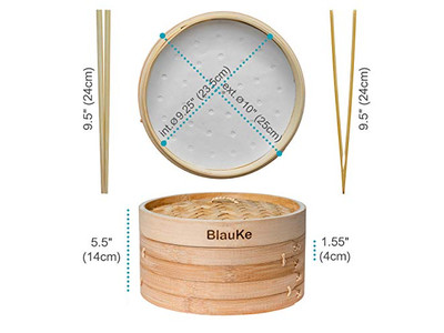 Factory Big Pot Inserts Bamboo Steamer Basket