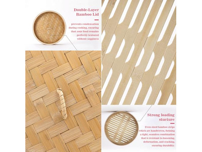 Steamers Baskets Steaming Bamboo Steamer Basket